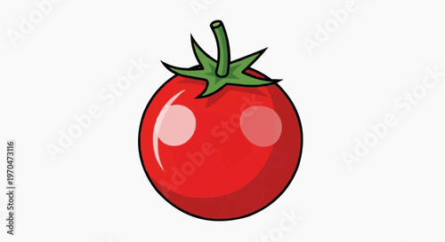 A fresh, vibrant, and delicious looking tomato, ready to be eaten