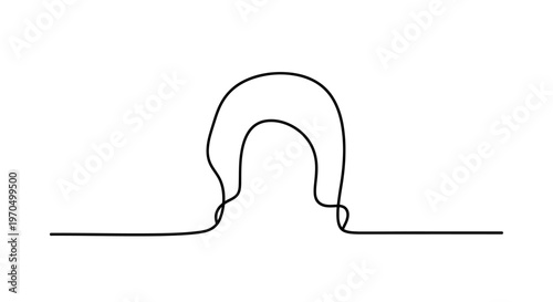 Dental model of a molar tooth.
