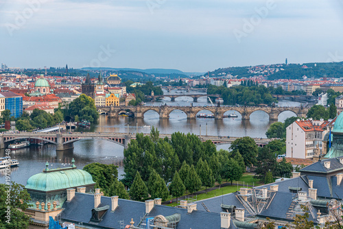 Prague city view