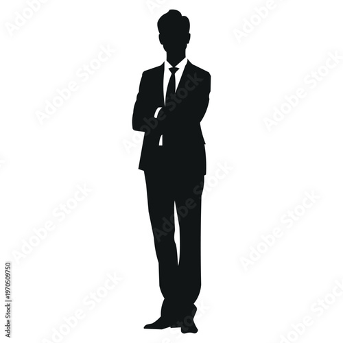 Business people silhouette icons VECTOR