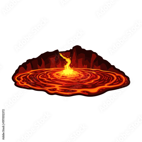 Burning candle flame illustration on a dark black background with warm yellow orange light and fire glow symbol style art