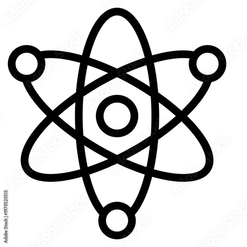 Nuclear power icon vector graphic illustration. Suitable for website design, app, template.