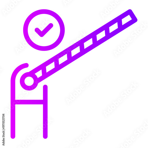 barrier gradient icon
