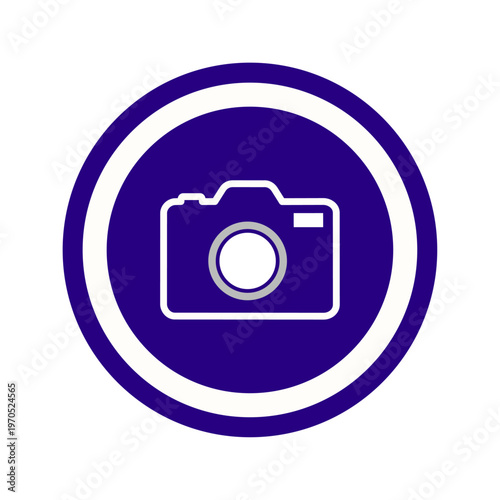 シンプルなカメラアイコン