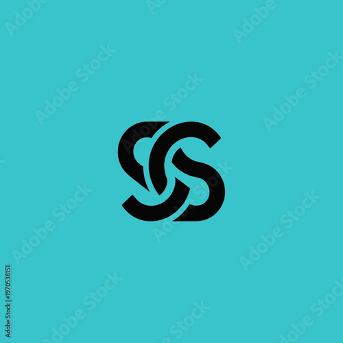 Interlocking SS Monogram Logo Design.