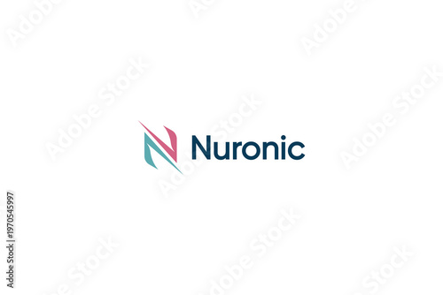 Letter N creative modern arrow logo