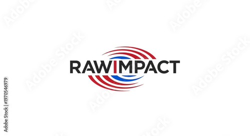 Rawimpact logo with abstract circular design.
