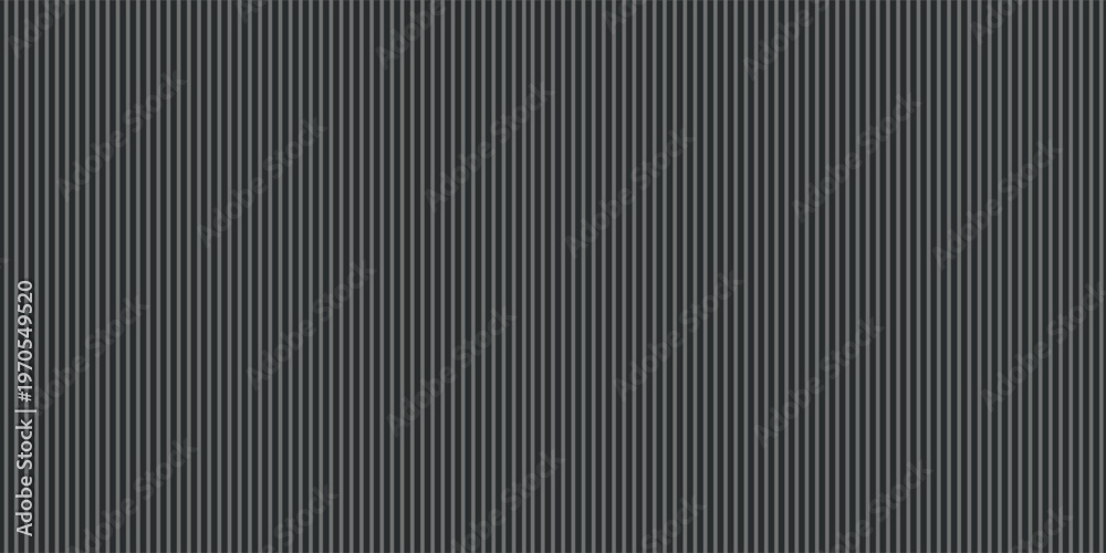 Fototapeta premium Narrow black-white vertical lines. Symmetric geometric ornament. Striped seamless pattern, abstract wallpaper. Digital paper for textile print, page fill. Vector
