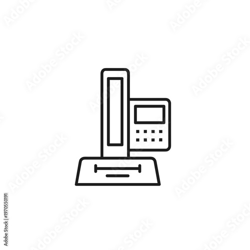 Smart home device with remote control.