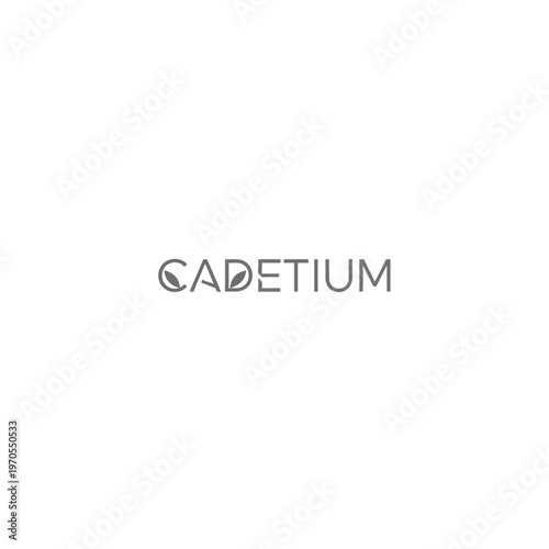 CADETIUM logo with leaf elements.