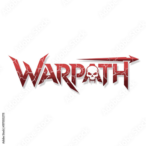 Warpath Logo with Skull and Arrow.