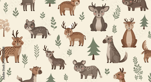 Photography Wild animal silhouette collection with deer elephant lion giraffe horse wolf dog