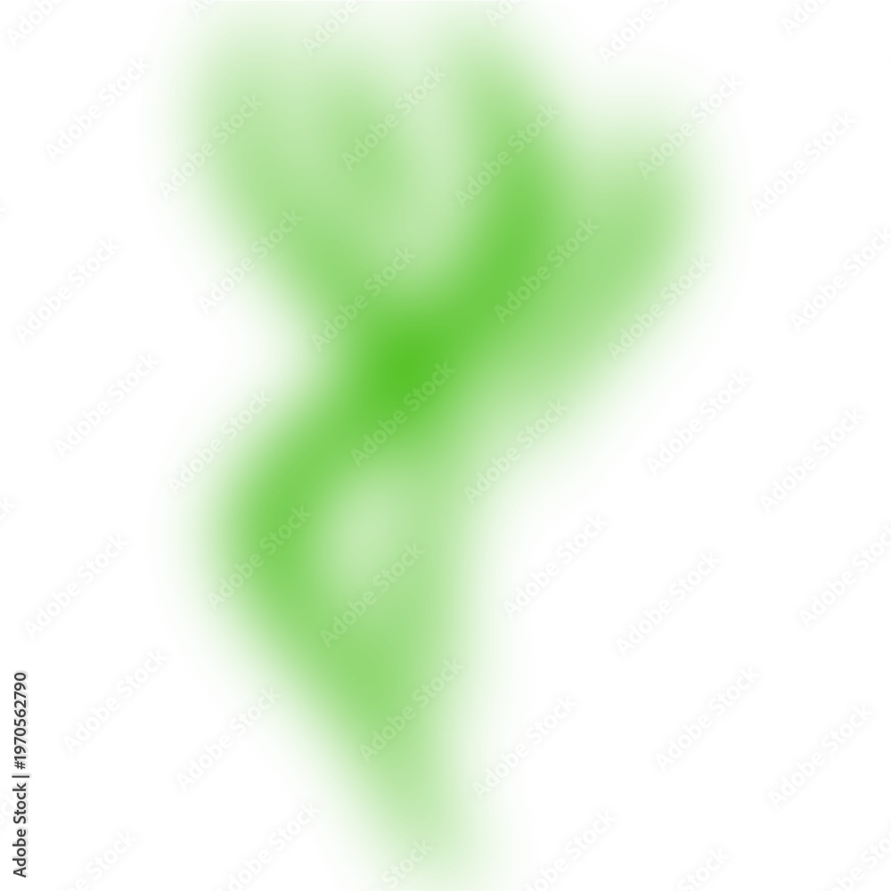 Naklejka premium Poisonous Green Smoke