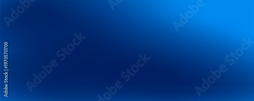 Deep Blue Gradient Background with Elegant Light Flare and Minimalist Smooth Texture. Vector Illustration
