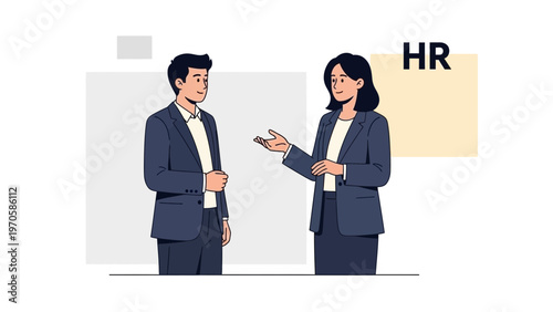 HR Manager Interviewing Candidate in Office Setting