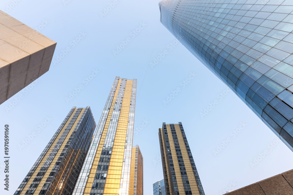 Fototapeta premium Metropolis of Shanghai's modern office building