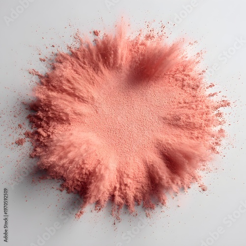 Color Powder Explosion Abstract Energy Dynamic Background