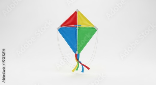 Free Download Colorful Kite Flying High in Sky. - GFXLoad