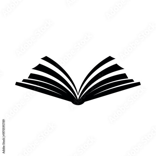 Open book icon representing knowledge and learning.