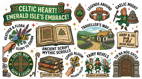 Celtic Irish Symbols & Folklore - Emerald Isle Collection