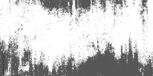 Dark abstract grunge background featuring black ink splats and a vintage textured border design on old paper vector illustration