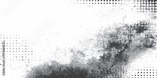 Abstract blue grunge background vector featuring a frozen winter texture with icy snow patterns and fresh liquid water splash drops on an old dirty glass surface