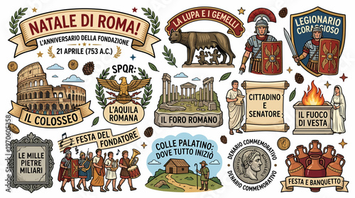 Rome's Birthday Celebration: Colosseum, Roman Forum, Legends