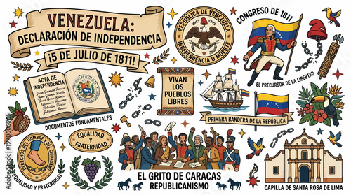 Venezuela Independence Declaration 1811