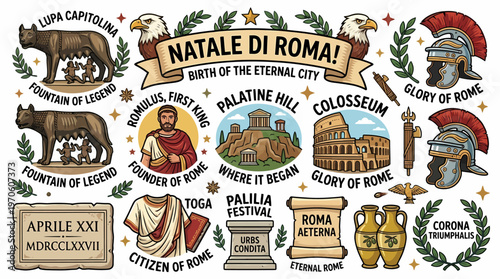 Ancient Rome Symbols: Birth of Eternal City, Legends, History