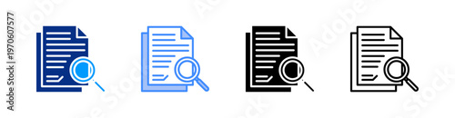 Indexing Multiple Style Icon Set Vector 