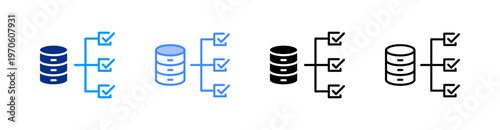 Hosting Multiple Style Icon Set Vector 