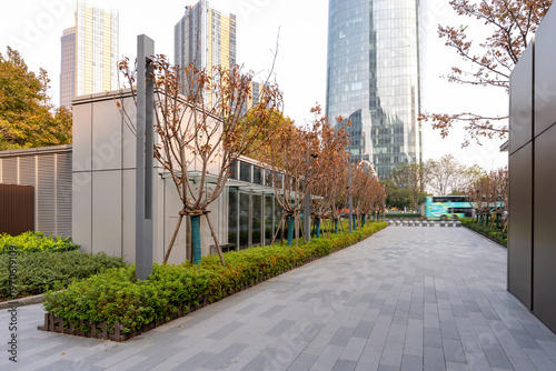 China Guangzhou City Plaza, built-up city center