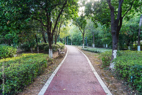The road of City Park in China