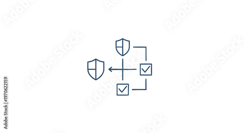 Conceptual illustration of digital security and data protection measures.
