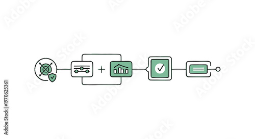 Conceptual illustration of financial technology and secure digital transactions.
