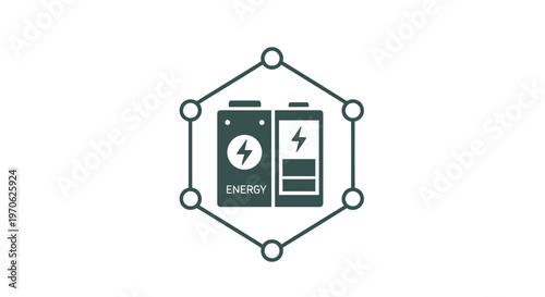 Conceptual Illustration of Energy Storage and Power Generation.