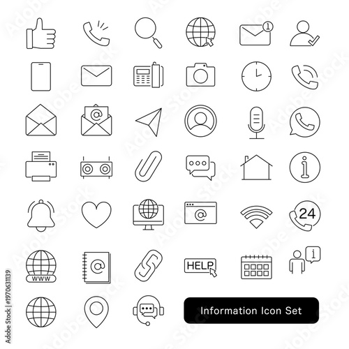 インフォメーションアイコンセット