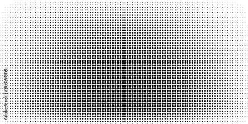Grunge halftone angular gradient. Distress fade noise background. Retro pixel background texture. Black and white sand wallpaper. Vector textured grid surface. Anime or manga comic overlay.