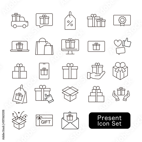 プレゼントアイコンセット
