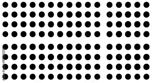 Seamless Repeating Halftone Dot Grid Pattern Abstract Background
