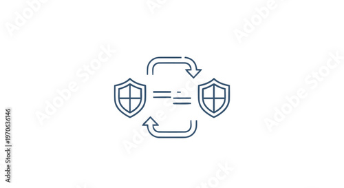 Data Protection Shields Exchanging Information in a Secure Loop.
