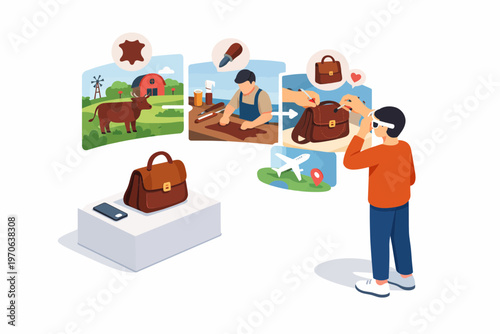 Augmented Reality Retail Experience for Leather Product Storytelling