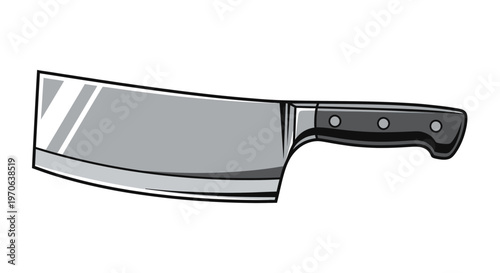 Heavy Duty Kitchen Cleaver Knife - Professional Culinary Tool