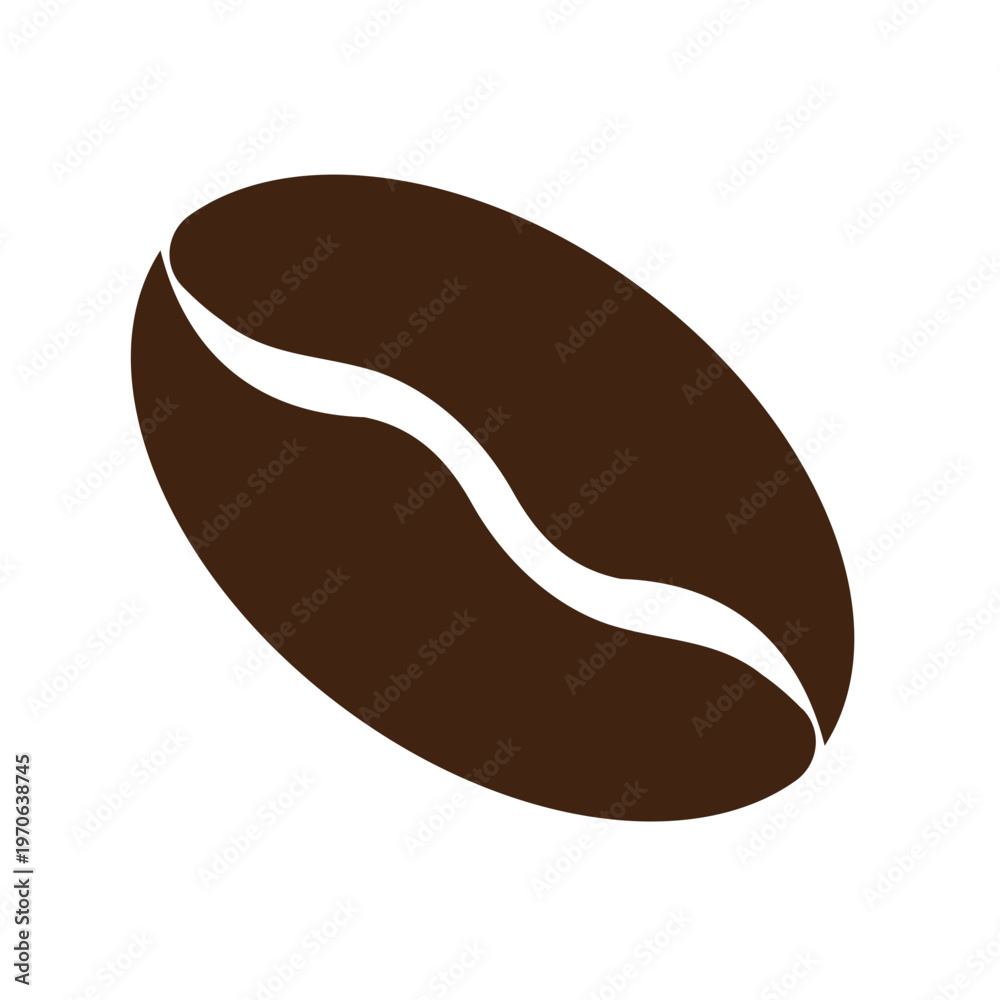 Fototapeta premium coffee bean icon