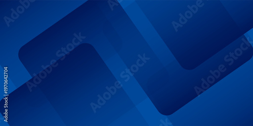 Abstract blue background with glowing geometric lines. Modern blue gradient square shape design. Futuristic technology concept. Suit for brochure, corporate, website, poster, banner, cover modern