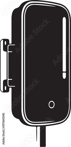 Black, wireless, Bluetooth, earbuds, headphones, vector, illustration, icons, symbols