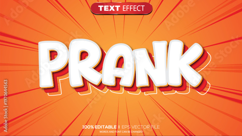 3d text effect prank theme