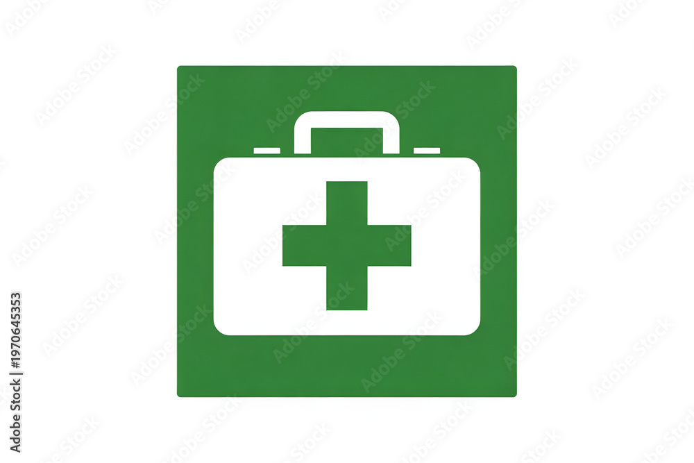 Obraz premium First aid kit sign