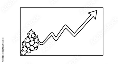 Grapevine Growth Chart: Rising Trend of Wine Production and Business