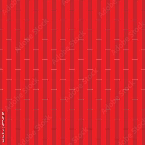  Seamless Red Bamboo Pattern with Vertical Textured Stripes for Background Wallpaper